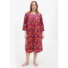 Халат Wild love XL,2XL,3XL,4XL  велюр 21502